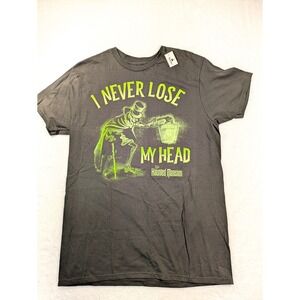 Disney Parks Haunted Mansion I Never Lose My Head Graphic T‎ Shirt Mens L